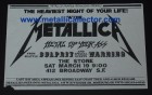 Metallica poster March 19, 1983 at The Stone - 2nd show with Cliff Burton Metallica poster March 19, 1983 at The Stone - 2nd show with Cliff Burton
