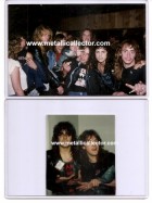 1985 Metallica hanging out with Exodus at Wolgang's in San Francisco
