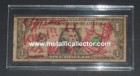 1983 Metallica signed dollar bill - front