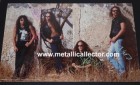 1991 Metallica poster signed in 1994 by band at a Cleveland,Ohio hotel