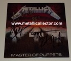 1986 signed Metallica Master Of Puppets album 1986 signed Metallica Master Of Puppets album